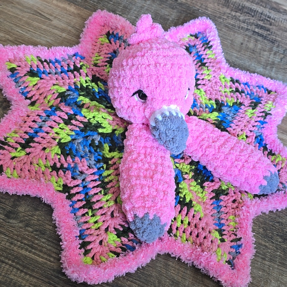 Flamingo Blanket Lovey - Picture 2 of 4